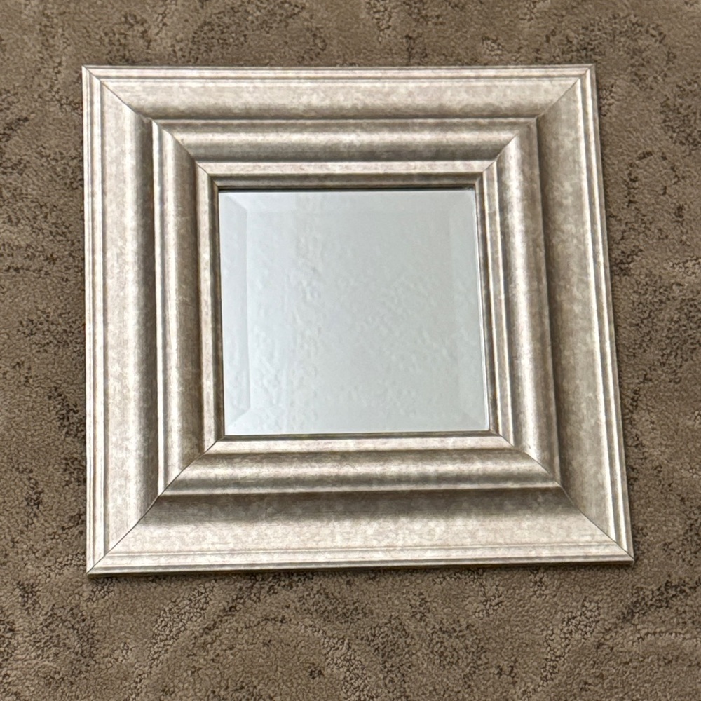 Small Silver Wall Mirror